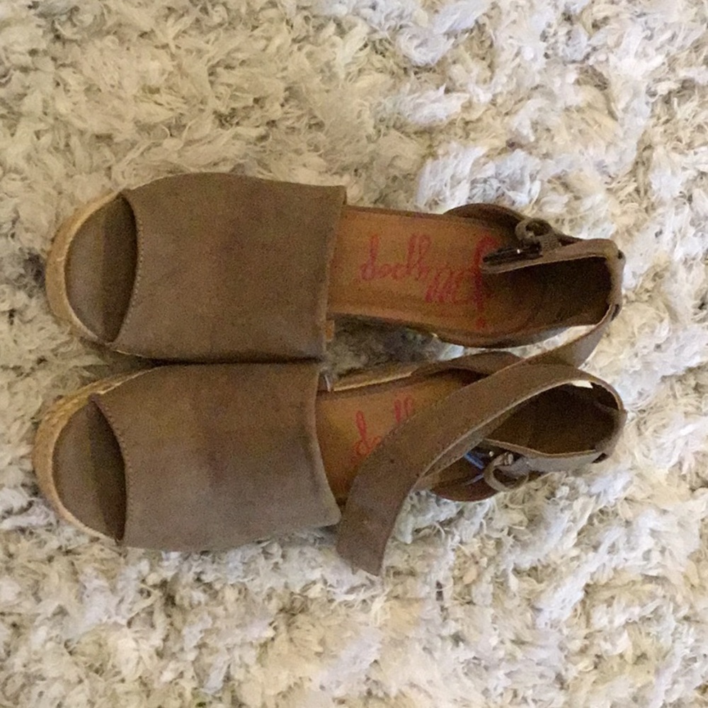 Jelly Pop wedges NWOT